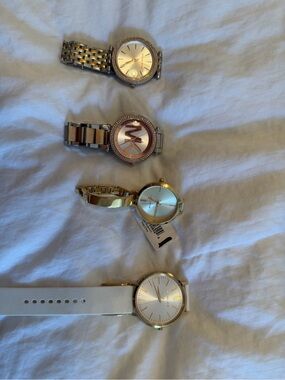 Michael Kors Women's Gold and Rose Gold Mixed Metal Watch Lot